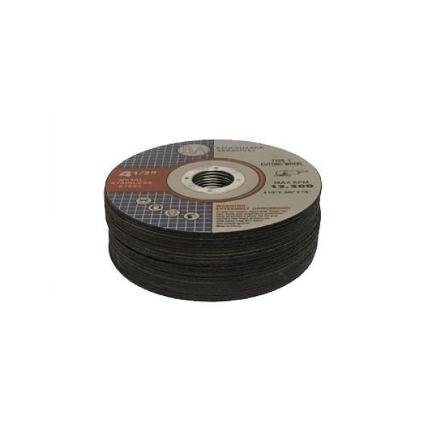 Benchmark Abrasives Grinder Cut Off Wheels 4 1/2 Inch Aluminum Oxide Thin Type 1 Angle Grinder Cutting Disc for Metal, Stainless Steel - with 7/8" Arbor Hole, Fast Grinder Cutting Wheel - 50 Count - Image 3