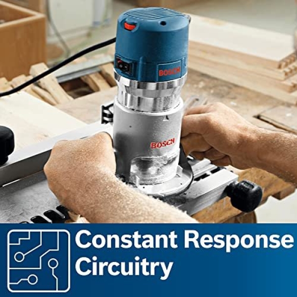 BOSCH 1617EVS 2.25 Horesepower Electronic Fixed-Base Router with a Variable Speed Motor - Image 10