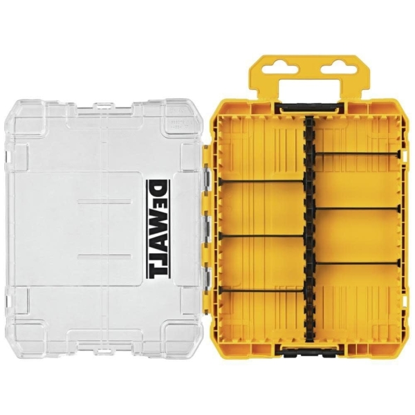 DEWALT Tool Box, Tough Case Organizer, Medium, 8-Compartments, for Small Tools and Accessories (DWAN2190)