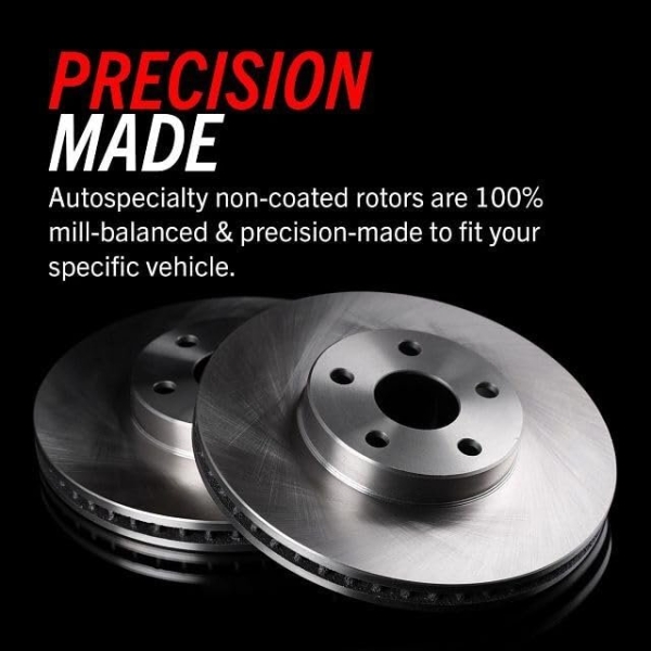 POWERSTOP KOE4079 Autospecialty Front and Rear Replacement Brake Kit-OE Brake Rotors & Ceramic Brake Pads For Subaru Legacy 2006-2009, Subaru Outback 2005-2009 [Model Specific] - Image 4