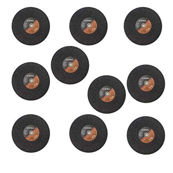 14-Inch Cut-Off Wheel,10-Pack,14 Inch Abrasive Cut Off Blades Metal Cutting,Chop Saw Blades 14 Inch - Image 4