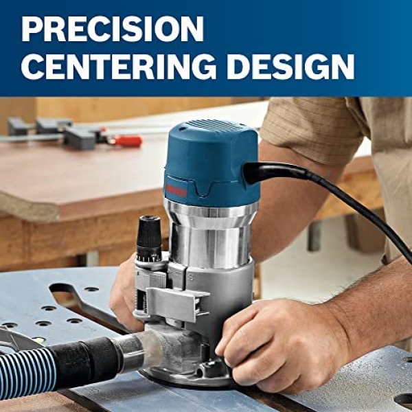 BOSCH 1617EVS 2.25 Horesepower Electronic Fixed-Base Router with a Variable Speed Motor - Image 14