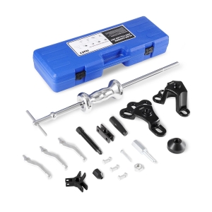 Orion Motor Tech 9-Way Slide Hammer Puller Set, Front Wheel Hub Bearing Remover & Rear Wheel Axle Hub Dent Shaft Puller Tool Kit