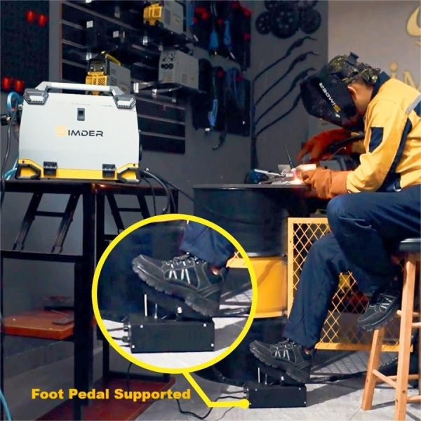 SSIMDER Aluminum MIG Welder Pulse MIG/MAG/HF TIG/Stick/Pilot ARC Plasma Cutter 200A Welding Machine SD4050Pro 10 in 1 Welder Cutter Combo - Image 7