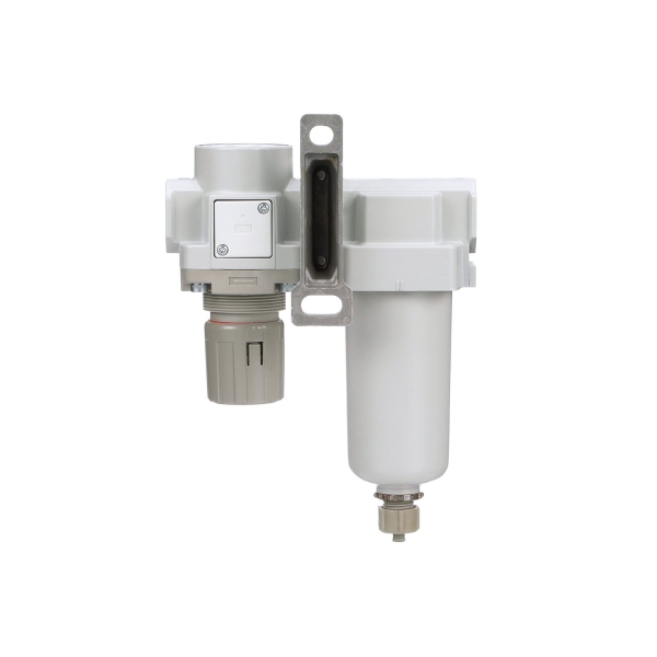 PneumaticPlus SAU420-N06G-MEP Compressed Air Filter Regulator Combo 3/4" NPT - Metal Bowl, Manual Drain, Bracket, Gauge - Image 7