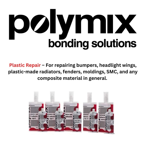 Polymix Ultra Fast Automotive Multipurpose Plastic Repair and Adhesive 200ml Cartridge & Two Application Mixing Nozzles (Clear) - Image 8