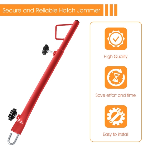 Hatch Jammer Holder Support Rod 17100 Replacement,Retractable Car Door Jammer Kit,Car Trunk Lift Gate Tailgate Lift Support Strut,Auto Body Tools for Automotive Polishing Repair Paint, 17.3-23.6inches - Image 6