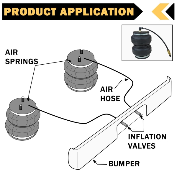 Cheemuii 4 PCS 1/4" Inflation Schrader Valve with Push to Connect for 1/4" OD Air Line Tubing and Air Spring Suspension for Semi Truck Trailer Tractor - Image 3