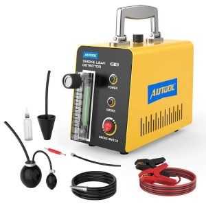 Smoke Machine Automotive Leak Detector,Evap Vacuum Smoke Diagnostic Tester,Pipeline Fuel Leakage Detector Compatible with 12V Vehicles