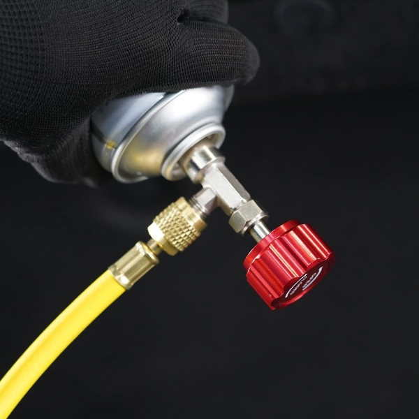 Lichamp R134a Can Tap, Automotive R 134a Self Sealing Can Tap and Puncture AC Freon Can 134a Adapter Fittings, TA02 - Image 3