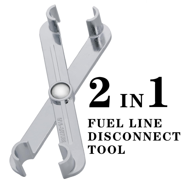 HZHSSG Upgrade Metal Fuel Line Disconnect Scissor Tool Set for 3/8 Inch and 5/16Inch,Fuel Filter Removal Tool Fittings Use on Fuel,Heater, and A/C Line Service Compatible with GM, Ford,Mazda Vehicles - Image 6
