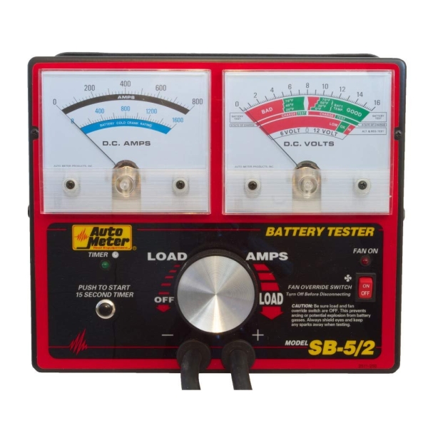 Auto Meter SB-5/2 800 Amp Variable Load Battery/Electrical System Tester - Image 5