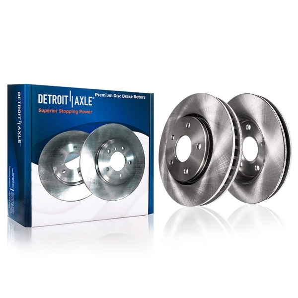 Detroit Axle - Brake Kit for 2004 2005 Toyota Rav4 [4 Wheel Disc Models] Disc Brake Rotors Ceramic Brakes Pads Replacement Front and Rear - Image 5