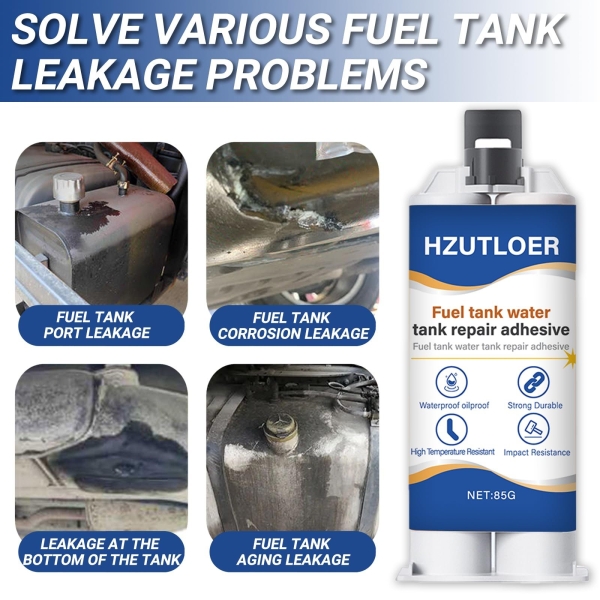 2.87oz(85g) Instant Fuel & Water Tank Repair Adhesive Kit-Waterproof, High-Temp Resistant for Cars, Motorcycles, Trucks, Solar Heaters-Fast Bonding, No Leakage, Easy DlY Fix - Image 2