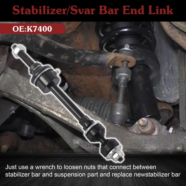 Stiueoav K7400 Sway Bar Link - Front Stabilizer End Link Compatible with 2011 2012 2013 RAM 1500/2500/3500 - Image 2