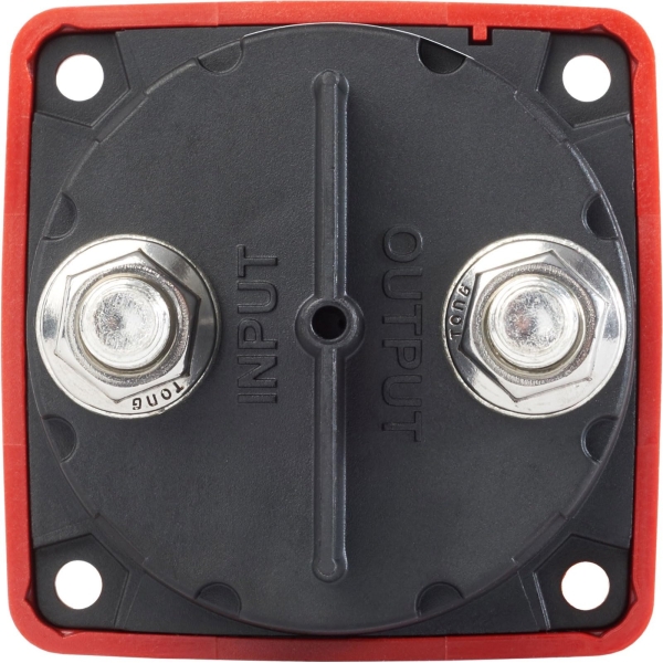 Blue Sea Systems 6006 m-Series Battery Switch ON/OFF with Knob, Red - Image 9