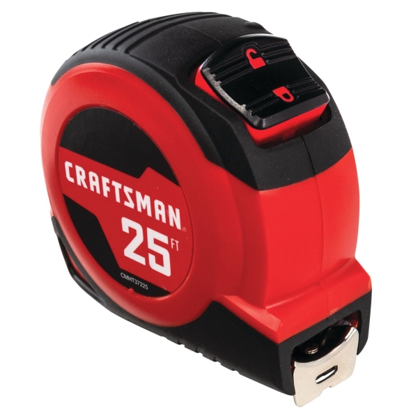 CRAFTSMAN 25-Ft Tape Measure with Fraction Markings, Retractable, Self-Locking Blade (CMHT37225) - Image 2