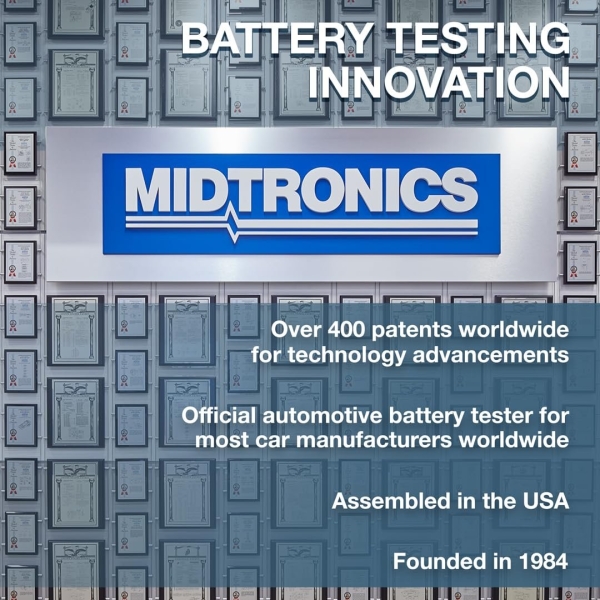 Midtronics-6V & 12V Heavy-Duty Battery & Electrical System Analyzer - MDX 700 HD - Pack Testing for 12V to 24V Fleet Applications - Up to 2000 CCA - Image 2