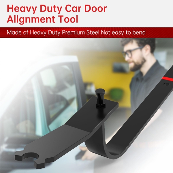 IRENPORU Car Door Alignment Tool Automotive Door Adjustment Tool Adjusts Door Hinge for Most All Cars and Light Trucks - Image 6