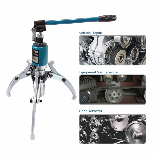NMAZA 10Ton Hydraulic Gear Puller Wheel Bearing Pulling Separator 3 in 1 Pump Oil Tube Drawing Machine M/Case - Image 4