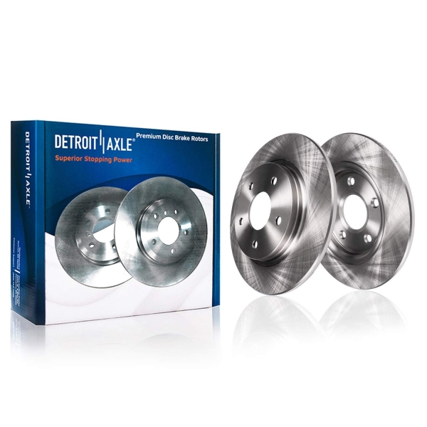 Detroit Axle - Brake Kit for 2004 2005 Toyota Rav4 [4 Wheel Disc Models] Disc Brake Rotors Ceramic Brakes Pads Replacement Front and Rear - Image 6
