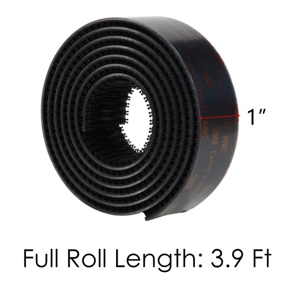 3M Dual Lock SJ3550 1"×4ft Black 1 Pack Reclosable Fastener Mounting Tape Interlocking Mushroom Shaped Strong Adhesive Hook Lock Sticy Tape for Indoor and Outdoor(DB25120) - Image 6