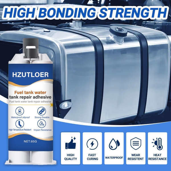 2.87oz(85g) Instant Fuel & Water Tank Repair Adhesive Kit-Waterproof, High-Temp Resistant for Cars, Motorcycles, Trucks, Solar Heaters-Fast Bonding, No Leakage, Easy DlY Fix - Image 7