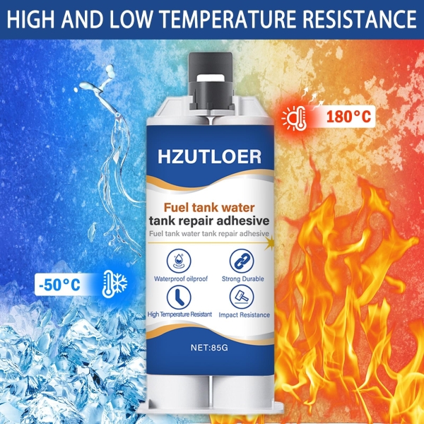 2.87oz(85g) Instant Fuel & Water Tank Repair Adhesive Kit-Waterproof, High-Temp Resistant for Cars, Motorcycles, Trucks, Solar Heaters-Fast Bonding, No Leakage, Easy DlY Fix - Image 3