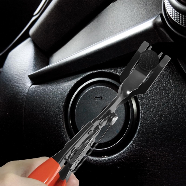 Keze 3 Pcs Auto Clip Pliers Set and Fastener Remover,Car Trim Rivet Removal Pry Tool Repair Kit with Storage Bag for Automotive Door Panel,Upholstery,Dashboard,Plastic Fasteners - Image 5